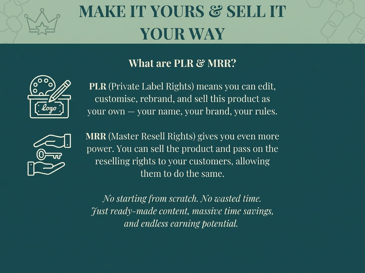 Faceless Creator Starter Kit | PLR & MRR Digital Products - Image 7